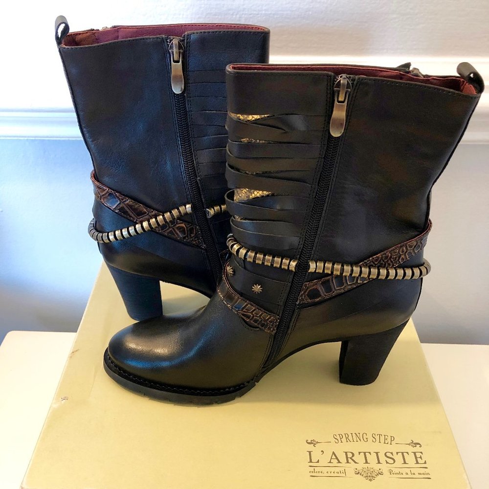 New! Spring Step L’Artiste Makos Ankle Boots